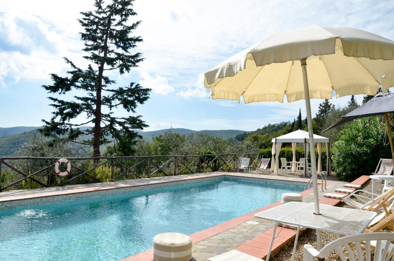 Casa Degli Ulivi - Cottage With Swimming Pool Castellina in Chianti Exteriör bild