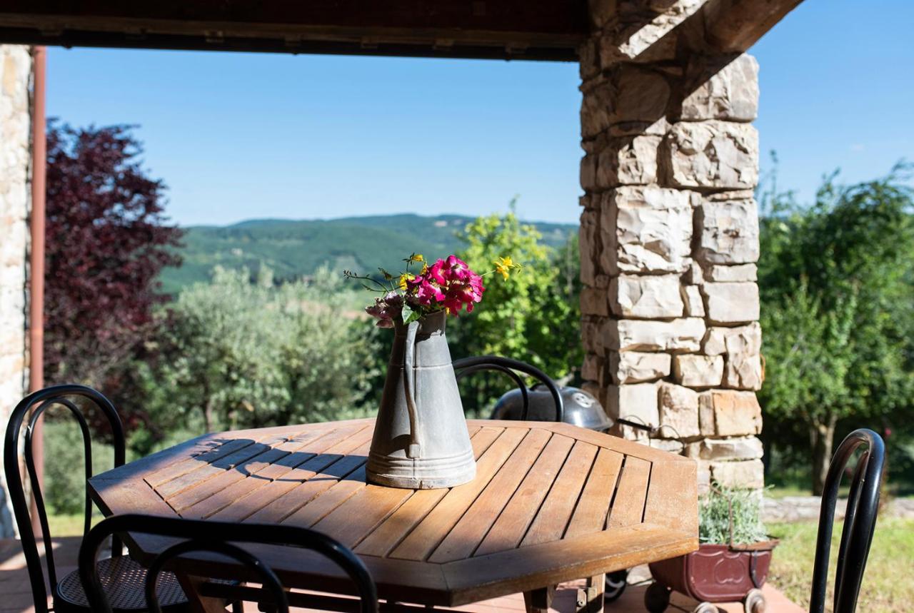 Casa Degli Ulivi - Cottage With Swimming Pool Castellina in Chianti Exteriör bild