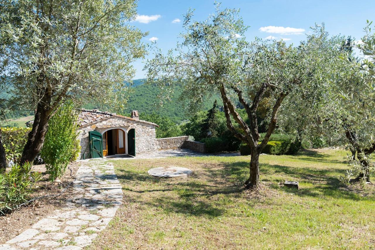 Casa Degli Ulivi - Cottage With Swimming Pool Castellina in Chianti Exteriör bild