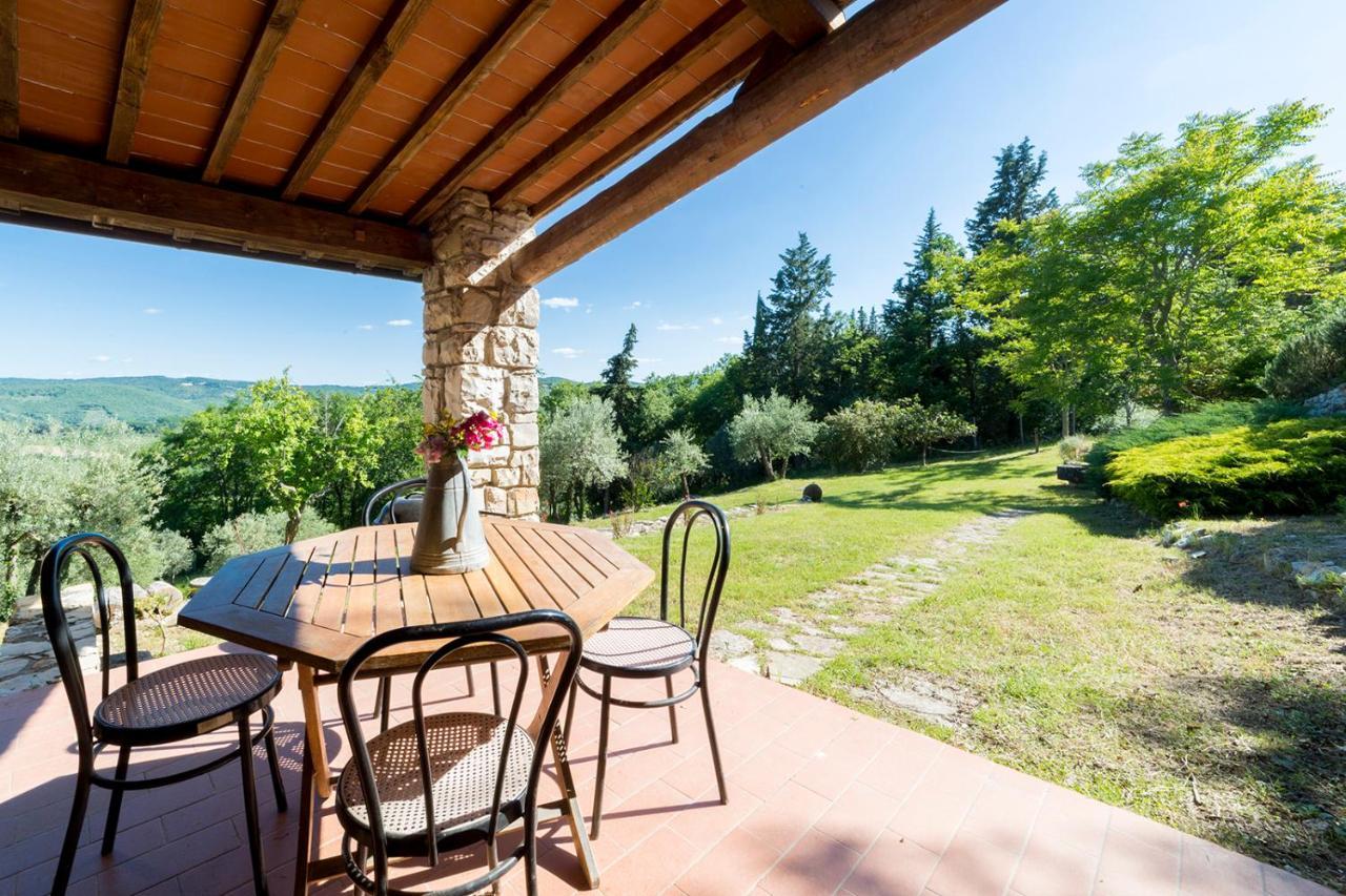 Casa Degli Ulivi - Cottage With Swimming Pool Castellina in Chianti Exteriör bild